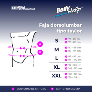 Faja Dorso Lumbar Especial Tipo Taylor