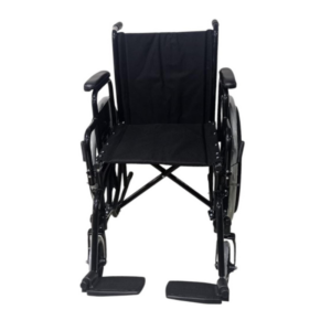 Silla de Ruedas en Aluminio Semiescritorio Reposa Brazos y Pies Desmontables