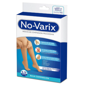 Media a La Rodilla Novarix Mujer 8-15 MMHG Transparente
