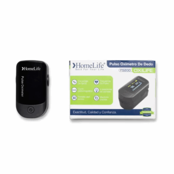 Oxímetro FS20D Home Life Negro